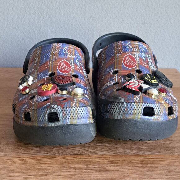 Crocs x Disney Cruella II Platform Clog Women’s Size 7 Rare HTF Multicolor Shoes - Picture 2 of 14